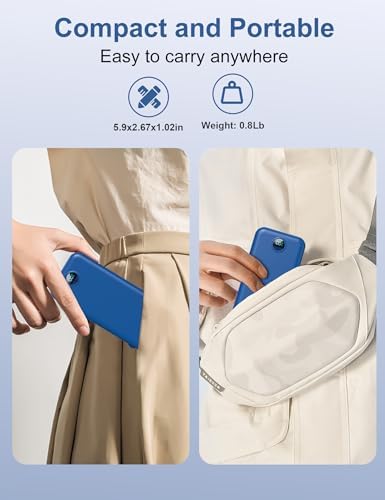 Ultra-Fast Portable Phone Charger with 12000 m Ah Capacity – All-in-One Power Bank with Integrated Cables, Wall Plug, and LED Display for i Phone, i Pad, Samsung – Essential Travel Companion for Uninterrupted Connectivity