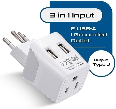 Compact Dual USB Travel Adapter for Effortless Charging in Australia, New Zealand, and China – Essential Type I Plug for Phones, Tablets, and Cameras – Quick Charge Capability with Universal Compatibility for Hassle-Free Global Adventures