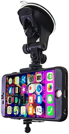 Universal Windshield Phone Holder: Secure Mount for i Phone, Samsung Galaxy, and Google Pixel – Hands-Free Navigation & 360-Degree Rotation for Enhanced Driving Safety