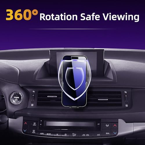 Premium Adjustable Phone Holder for Lexus CT200 h (2011-2017) – 360-Degree Cradle for 4-7 Inch Smartphones, Enhanced Stability & Style for Safe Hands-Free Navigation and Communication