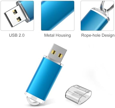 RAOYI 20 Pack 16 GB USB Flash Drive Set – Versatile USB 2.0 Memory Sticks for Effortless Data Storage and Sharing – Sleek Black Design for Home, Office, and Educational Use – Reliable and Portable Pen Drive Bundle