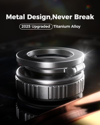 DIMONCOAT 2025 Upgraded 360° Rotation Vacuum Magnetic Phone Holder for Car,for Suction Cup Phone Mount Stand [109+LBS Strongest Suction & Magnetic] Adjustable Swivel Lock, for Your Car/Mirror – Enhanced Compatibility and Speed