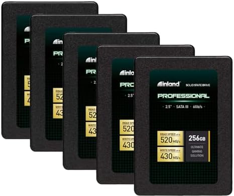 Unlock Lightning-Fast Performance with INLAND Professional 1 TB SSD – Cutting-Edge 3 D NAND SATA III 6 Gb/s 2.5″ Internal Solid State Drive for Ultimate Reliability and Versatile Compatibility