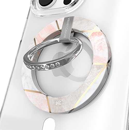Transform Your i Phone 16, 15, 14, 13, 12 with VELVET CAVIAR’s Amethyst Purple Leopard Mag Safe-Compatible Grip – Stylish Magnetic Ring Holder & Adjustable Stand for Effortless Hands-Free Viewing, Secure Texting, and Enhanced Usability – Elevate Your Mobile Experience with Durable, Lightweight, and Customizable Accessory