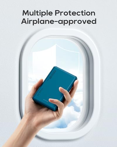 Ultra-Slim Kuulaa 10000 m Ah Mag Safe Power Bank – Fast Wireless Charger for i Phone 16/15/14/13/12 Series – Effortless Magnetic Alignment for On-the-Go Charging – High-Capacity Portable Battery Pack with LED Status Indicator