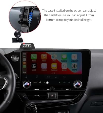 Lexus NX/RX Hybrid 2022-2025 Premium Wireless Charging Phone Holder – 360° Rotating Car Mount with Mag Safe Compatibility for 9.8-Inch Displays – Ultimate Convenience and Secure Access for Modern Drivers