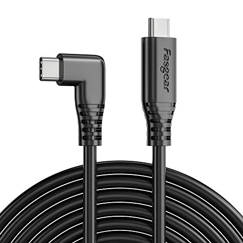 Fasgear 10 Ft USB C to Type C Cable for Fast Charging & Data Transfer – 5 Gbps Speed, 100 W Power Delivery, E-Marker Chip Technology – Compatible with Quest 2, PS5, Mac Book Pro & i Pad 2022 – Durable Black Design for Enhanced Performance