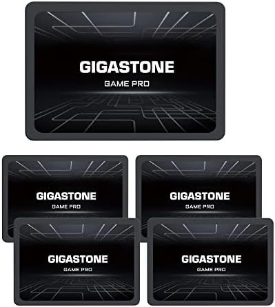 Boost Your Device’s Performance with Gigastone 128 GB SATA SSD (3-Pack) – 2.5″ Internal Solid State Drives for Rapid 520 MB/s Speed, Ideal PS4 HDD Replacement & Laptop Upgrade, Enhanced SLC Cache & 3 D NAND Technology for Ultimate Reliability and Efficiency