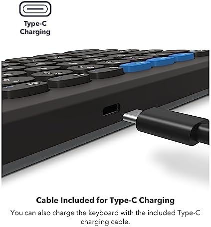 Transform Your Typing Experience with the ZAGG Pro Keyboard 12 – Compact Wireless Charging Multi-Device Keyboard for Windows, mac OS, Android & More – Ergonomically Designed for Comfort & Productivity – Effortless Device Switching for Modern Multitaskers