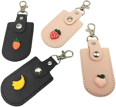 Stylish Pink Leather USB Flash Drive Case Set – 3 Durable Protectors for Safe Storage and Easy Access – Perfect for Women Who Love Chic Tech Accessories – Enhanced Compatibility & Speed for All USB Drives