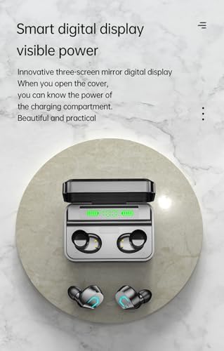 Premium True Wireless Earbuds with Advanced Bluetooth 5.3 – IP7 Waterproof Sport Headset for Active Lifestyles – Touch Control & Built-in Mic for Seamless Calls – Model 11 with Ergonomic Fit and LED Battery Indicator for Ultimate Listening Experience