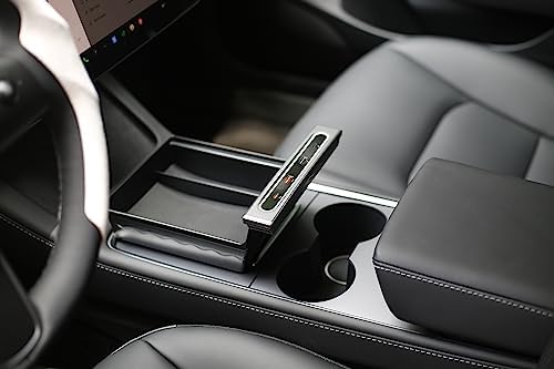 Transform Your Tesla Model 3/Y with the Ultimate USB Hub – Multi-Port Charger with Tricolor LED for 2021-2023 Models – Fast Charging Solution for All Your Devices – Stylish Interior Accessory for Seamless Connectivity