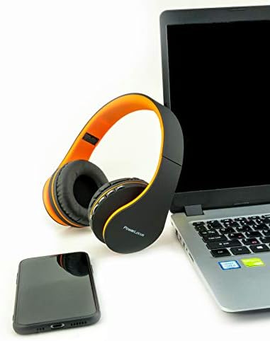 Experience the Ultimate in Comfort and Sound with Power Locus Stylish Purple & White Wireless Over-Ear Headphones – Hi-Fi Stereo Quality, Foldable Design for Travel, 12-Hour Battery Life, and Built-In Microphone for Hands-Free Calls – Perfectly Compatible with i Phone, Samsung, and LG Devices