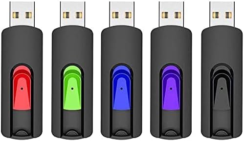 RAOYI 5-Pack 64 GB USB Flash Drives – High-Speed USB 2.0 Memory Sticks for Effortless Data Transfer and Storage – Portable Thumb Drives for PC and Laptop – Ideal for Organizing Photos, Documents, and Videos – Multi-Pack Convenience for Home and Office Use