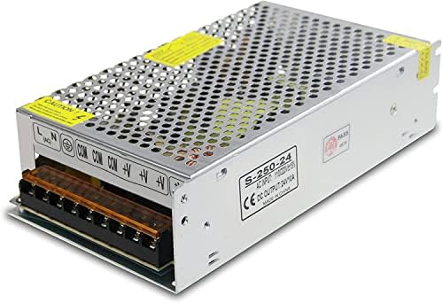High-Efficiency 24 V 10 A AC to DC Power Supply Adapter – Versatile 240 W Switching Converter for LED Strip Lighting and CCTV Security Systems – Reliable, Compact Design with Safety Features for Enhanced Device Longevity