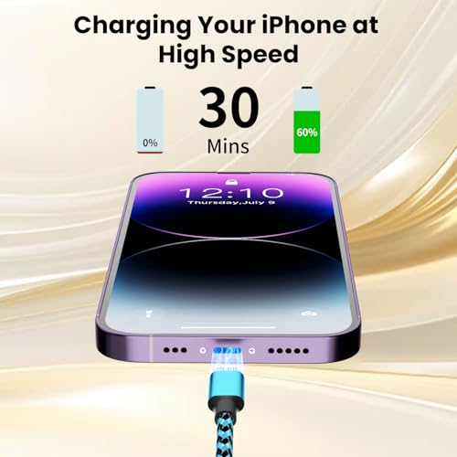 Power Up Your Devices with the 100 W USB C Multi Charging Cable – 3-in-1 Fast Charging Solution Featuring E-Mark Chip for Enhanced Safety and Universal Compatibility with USB C, Lightning, and Micro USB Devices – 5 FT Length, 2-Pack for Ultimate Convenience and Efficiency in Charging Smartphones, Tablets, Laptops, and More
