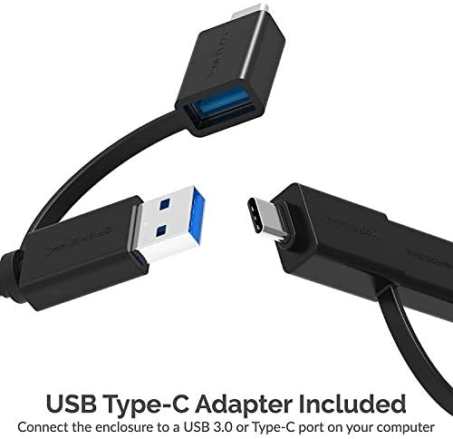 SABRENT Rocket RGB USB-C 20 Gbps M.2 SATA/NVMe SSD Enclosure – Special Edition for Maximum Speed and Versatile Compatibility – Elevate Your Data Transfer Experience with Stunning RGB Design and Durable Aluminum Build