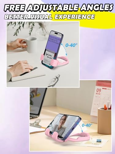 Cell Phone Stand Thumbs Up Lazy Phone Stand – Phone Holder 2025 College Graduation Gifts for Her Him Cellphone iPhone Stand for Desk Birthday Gifts for Teens Girls Boys Adults Women Men Wife – Enhanced Compatibility and Speed
