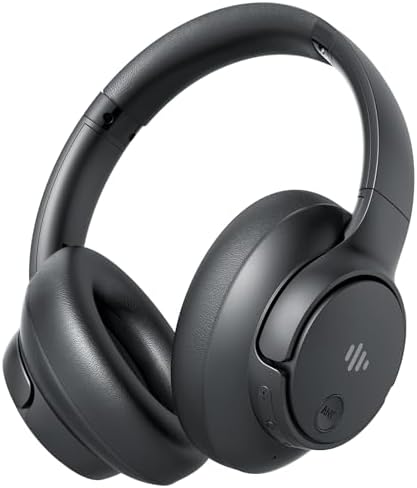 Experience Unrivaled Sound Quality with Our 70-Hour Playtime Active Noise Cancelling Wireless Over-Ear Headphones – Bluetooth 5.3 for Effortless Connectivity, Hi-Res Audio for Audiophiles, and Lightweight Comfort for All-Day Use in Sleek Black!