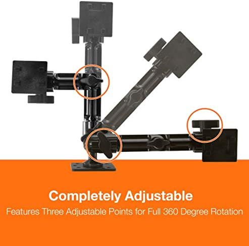 Premium Heavy-Duty i Bolt Tab Dock Pro 360: Ultimate Metal Tablet Mount for 7″-10″ Devices – Unmatched Stability with 360-Degree Rotation for Home & Office Use – Adjustable Stand Perfect for i Pad, Nexus, Samsung Galaxy Tab & More – Boost Productivity with Customizable Viewing Angles