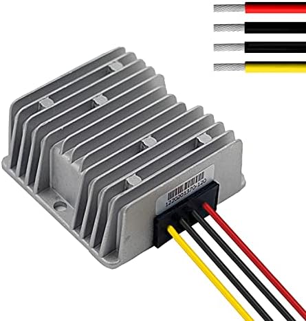 Heavy Duty Waterproof 24 V to 12 V DC Power Converter – 5 A 60 W Versatile Adapter for Vehicles, Marine, and Solar Applications by EKYLIN Power Accessories – Reliable, Durable, and Efficient Power Solution for Every Outdoor Adventure