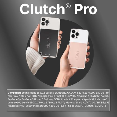 Clutch Pro USB-C Portable Charger: Magnetic Power Bank for i Phone 15 & Android – 5000 m Ah Battery, TSA Approved Travel Charger, Ultra-Lightweight Design with Built-in Cable for Effortless Connectivity – Perfect for On-the-Go Charging