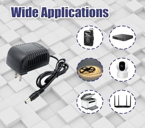 DIGISHUO 24 V 4 A High-Efficiency Power Supply Adapter – Premium AC to DC Transformer for LED Strip Lights and CCTV Cameras – Robust 96 W Switching Converter with Enhanced Safety Features and Global Compatibility