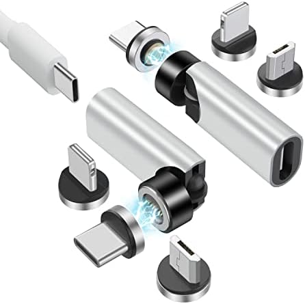 Revolutionize Your Charging with 540° Rotate Magnetic Charging Cables – 6.6 ft, 3-Pack, Universal Compatibility for USB Type C & Micro USB Devices, Fast Charging & 480 Mbps Data Transfer for Effortless Connectivity