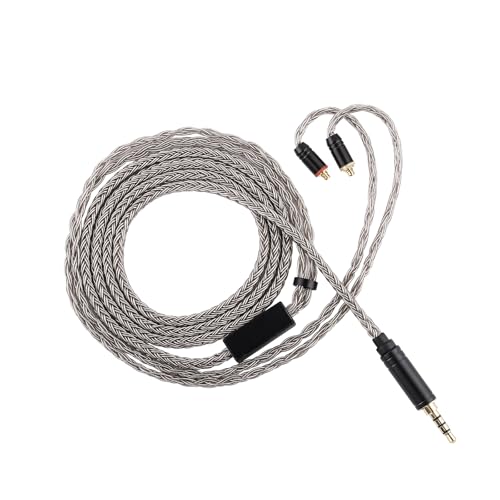 Linsoul Tripowin Zonie Hi-Fi In-Ear Monitor Upgrade Cable – 16-Core Silver-Plated SPC Wire with Omni Mic for Enhanced Audio Clarity | Type-C & 3.5 mm Compatibility | 1.25 m Tangle-Free Design for Ultimate Audiophile Sound Quality | Transform Your Listening Experience Today!