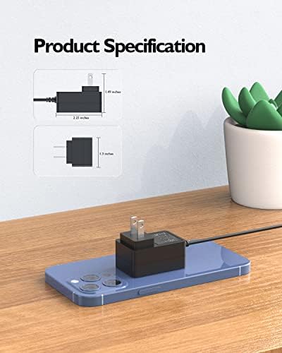 Ultra-Dependable 24 V & 26 V Massage Gun Charger – ETL Certified Power Adapter for Hyperice Hypervolt Plus & Select Models – Fast, Safe, and Efficient Charging Solution for Optimal Recovery & Performance – Lightweight Design, Not Compatible with 18 V Variants
