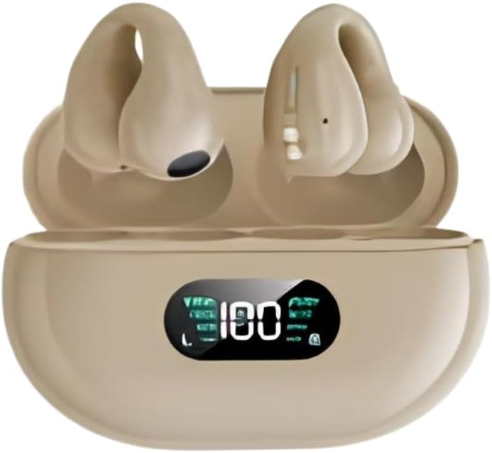 Advanced Wireless Bluetooth Earbuds with Customizable Sound Profile – 20 Hours of Playtime, Superior Noise Cancellation, and Ergonomic Design for Ultimate Comfort – Compatible with i Phone and Samsung – Sleek White Finish with LED Battery Indicator for Modern Audiophiles