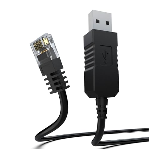 USB to RJ11 Radar Detector Power Cable – 5 Ft High-Quality Charging Cord for Uniden R1, R3, R7, Beltronics, and Escort Passport 9500 ix – Reliable Performance and Enhanced Compatibility for Seamless Radar Detection