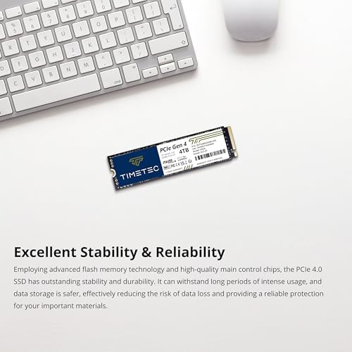 Timetec 512 GB NVMe PCIe Gen3 M.2 2280 SSD – Unmatched Speed and Reliability for Gamers and Creators – Experience Blazing Read Speeds of Up to 2,000 MB/s and Write Speeds of 1,600 MB/s – Perfect Upgrade for Enhanced Performance and Seamless Multitasking in PCs and Laptops – Elevate Your Data Storage with Advanced 3 D NAND Technology for Lasting Durability and Lightning-Fast Transfers – Compact M.2 2280 Form Factor Designed for Effortless Installation and Maximum Compatibility – Transform Your Workflow and Gaming Experience with a High-Performance Solid State Drive That Redefines Speed and Efficiency.