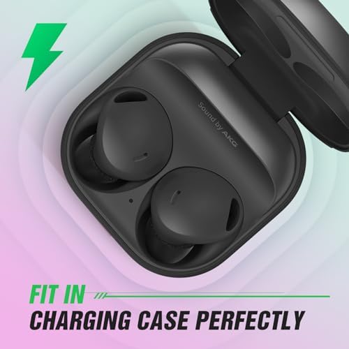 Transform Your Listening Journey with Premium Memory Foam Ear Tips for Samsung Galaxy Buds 2 Pro – Ergonomic Anti-Slip Design, Optimal Noise Isolation, and Perfect Compatibility for Seamless Charging – Available in 3 Sizes (S/M/L, Black) – Discover Unmatched Comfort and Enhanced Sound Quality for Extended Use