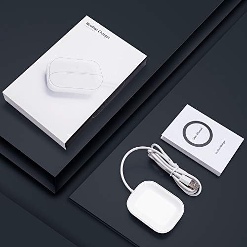 Sleek Silver Wireless Charging Dock for Air Pods Pro 2/3 & Air Pods 2 – Fast, Universal Power Solution for Effortless Charging Anywhere – Modern Aluminum Alloy Design for Home, Office, and Travel Convenience
