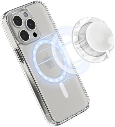 PROfezzion Magnetic Suction Phone Mount Case – Ultimate Hands-Free Solution for i Phone 12-16 & All Smartphones – Perfect for Tik Tok, Vlogging, and Selfie Photography on Smooth Surfaces – Lightweight Silicone Design for Easy Portability and Versatile Usage