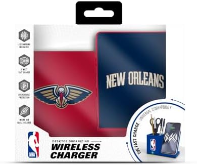 SOAR Smart Wireless Charger & Stylish Desktop Organizer – Fast 10 W Charging for Qi-Enabled Devices, Clutter-Free Workspace Solution with Built-in Storage and Safety Features