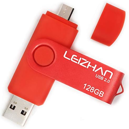Unlock Ultimate Storage with LEIZHAN 128 GB OTG Flash Drive – Fast USB 2.0 Micro Pendrive for Android Devices, Perfect for Samsung Galaxy, Xiaomi, LG, Sony, One Plus, HTC, and Meizu – Reliable, Portable Memory Solution for Photos, Videos, and Documents