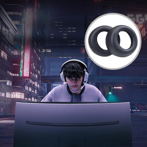 Elevate Your PS5 Gaming with Premium Memory Foam Ear Pads – Noise-Isolating Replacement Cushions for Sony Pulse 3 D Wireless Headset – Soft Mesh Fabric for Unmatched Comfort & Long-Lasting Durability – Black Finish for Seamless Style