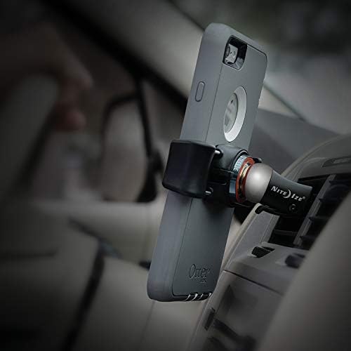 Nite Ize STF-01-R7 Steelie Free Mount Bracket – Versatile Magnetic Phone Holder for Enhanced Vehicle Compatibility – Hands-Free Adjustable Viewing Angle – Durable Universal Phone Mounting Solution for Effortless Navigation and Portability