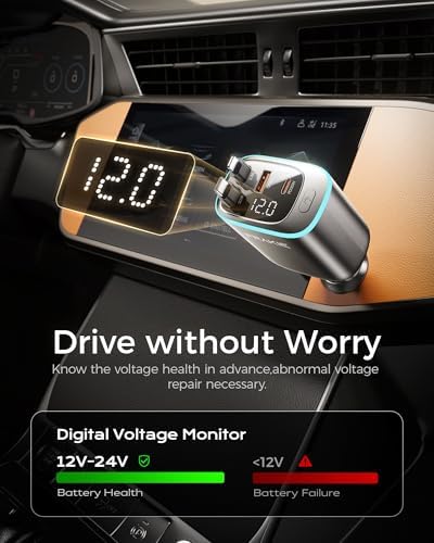 Ultimate i Phone Car Charger – Retractable Fast USB-C Adapter with Dual 30-Inch Cables & Multi-Port USB Connectivity for Enhanced Speed and Compatibility | 4-in-1 Cigarette Lighter Solution for i Phone 16/15/14/13/Pro Max | Efficient Travel Charging Accessory