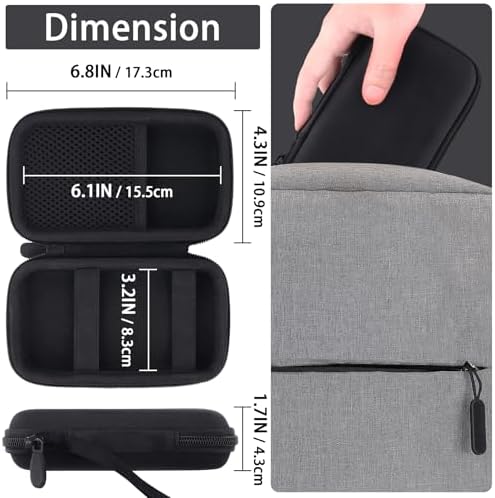 Premium Hard Shell Case for Anker Zolo Magnetic Power Bank – Shockproof, Lightweight Travel Accessory for 5,000 m Ah & 10,000 m Ah Mag Safe Battery Packs – Sleek Black Design for Optimal Protection and Portability