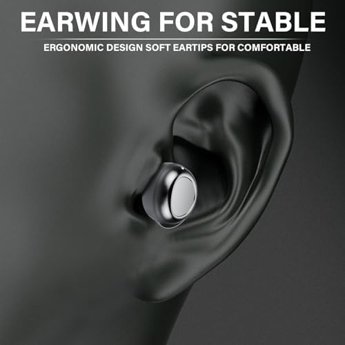 Revolutionary True Wireless Sleep Earbuds 2025 – Ultimate Comfort for Side Sleepers, Bluetooth 5.4 Connectivity, 53-Hour Playtime with Immersive 3 D Bass, Advanced Noise Cancellation, IP7 Waterproof Design for All-Night Relaxation, Quick USB-C Charging with LED Battery Indicator for Effortless Use