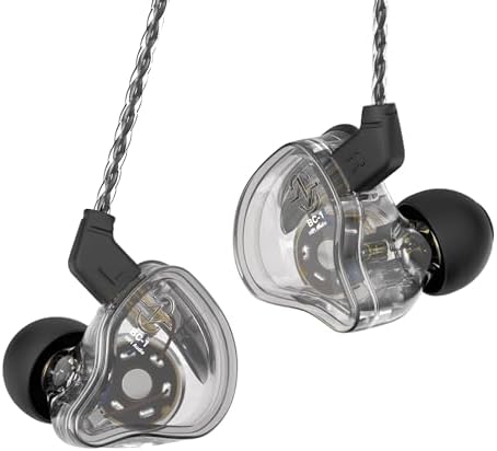 Transform Your Soundscape with CCZ Melody Hybrid Driver Wired Earbuds – Premium In-Ear Monitors Featuring High-Definition Microphone for Unmatched Call Clarity, Ergonomic Fit for Extended Comfort, and Versatile Device Compatibility – Ideal for Active Lifestyles and Conference Calls
