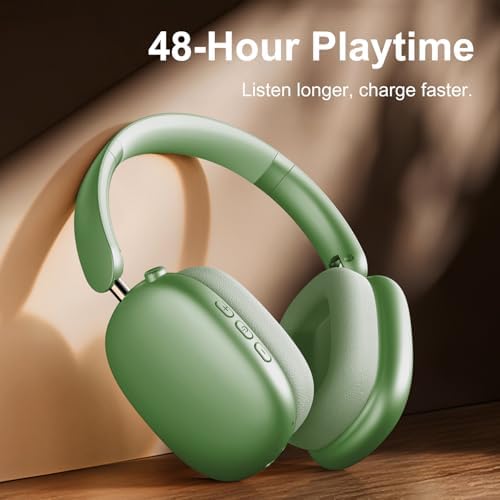 Transform Your Listening Journey with Y01 Wireless Over-Ear Headphones – Advanced Bluetooth 5.3, Superior Noise Cancellation, 48-Hour Battery Life, and Exceptional Comfort in Elegant Pink – Perfect for i OS, Android, Samsung, and PC Enthusiasts Seeking Seamless Audio Bliss