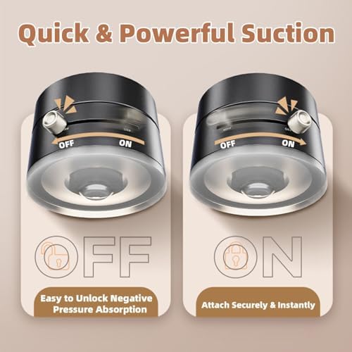 SEVENKA 360-Degree Magnetic Car Phone Holder: Universal Adjustable Mount for Hands-Free Navigation with Secure Windshield Suction – Compatible with i Phone & Samsung for Enhanced Road Safety and Optimal Viewing Angles