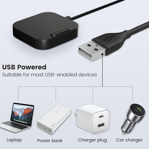 Magnetic USB Fast Charger for Sync UP Kids Watch 2 – 3.18 FT Portable Charging Cable for Seamless Power Supply, Designed for Active Children, Ensures Reliable Connectivity for Busy Lifestyles, Essential Smartwatch Accessory for On-the-Go Parents