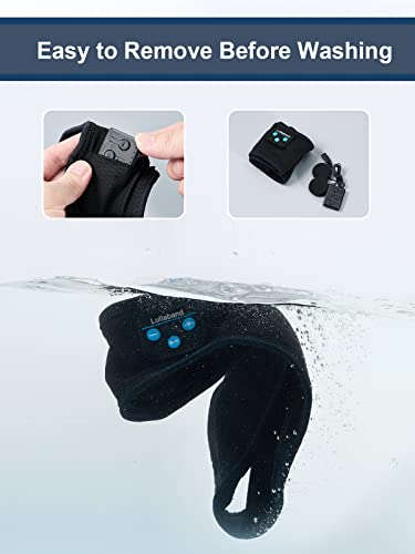 Ultimate Comfort Bluetooth Sleep Headphones – Innovative Wireless Headband Design for Meditation, Yoga, Travel, and Rest – 10-Hour Battery Life for Non-Stop Audio Enjoyment – Soft, Stretchy Fabric Ensures a Secure Fit During Activities – Effortless Bluetooth Pairing with Universal Device Compatibility