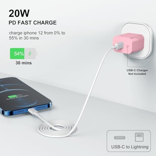 Fast Charging Multi-Port USB C Power Adapter – 5-Port 40 W Wall Charger for i Phone 16 Pro Max, 16 Pro, 15 Pro Max, and More – Compact Cube Design with 3 USB-C and 2 USB-A Ports – Ideal for Efficient Device Charging in Homes and Offices – Built-in Safety Features for Overcharging Protection – Perfect for Busy Professionals and Families