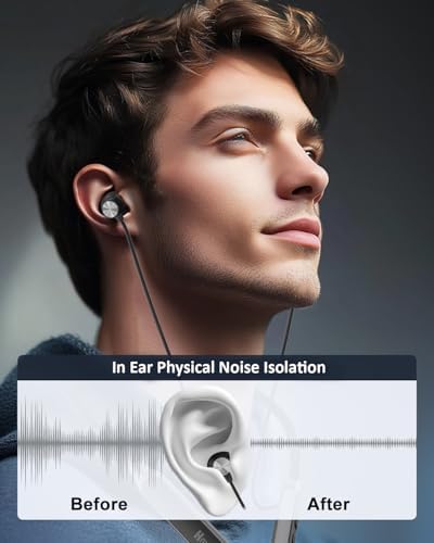 Elevate Your Audio Experience with Hmusic Neckband Bluetooth Earbuds – 30 Hours of Playtime, IPX5 Waterproof Design for Sports and Gaming – Exceptional Sound Quality & Enhanced Device Compatibility for Active Users – Wireless Comfort and Durability for Every Adventure
